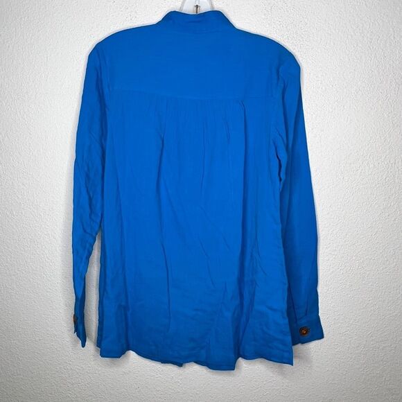 J. Peterman Cotton Blouse nwot - Picture 4 of 7